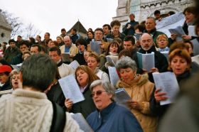 singing people